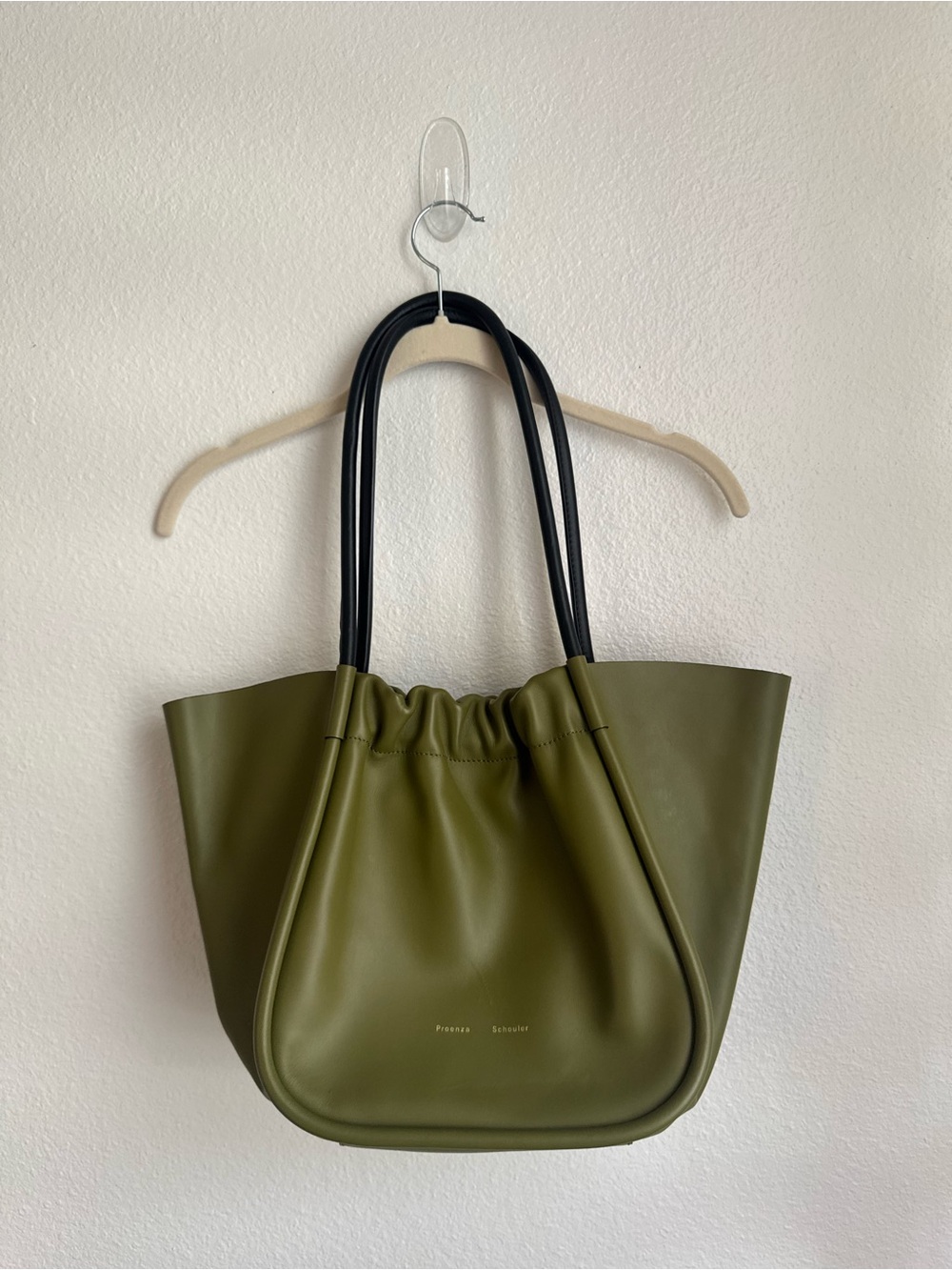 Proenza Schouler - Leather Ruched Large Tote Bag